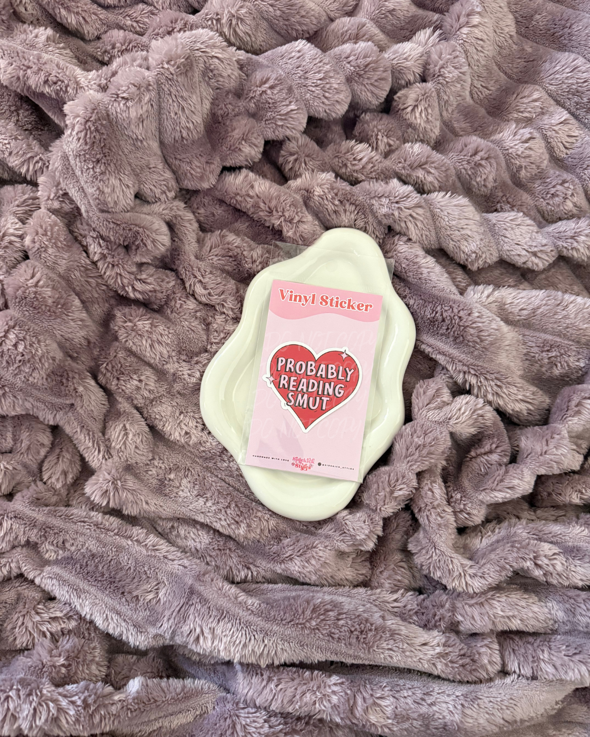 Probably reading smut - Sticker