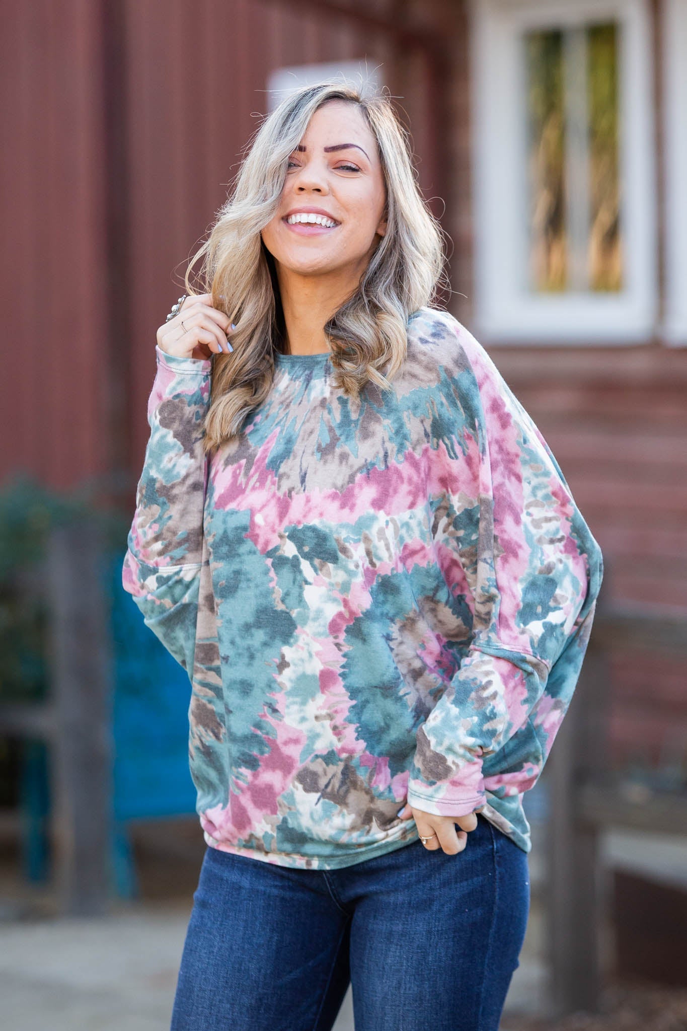 Splish Splash Long Sleeve Dolman