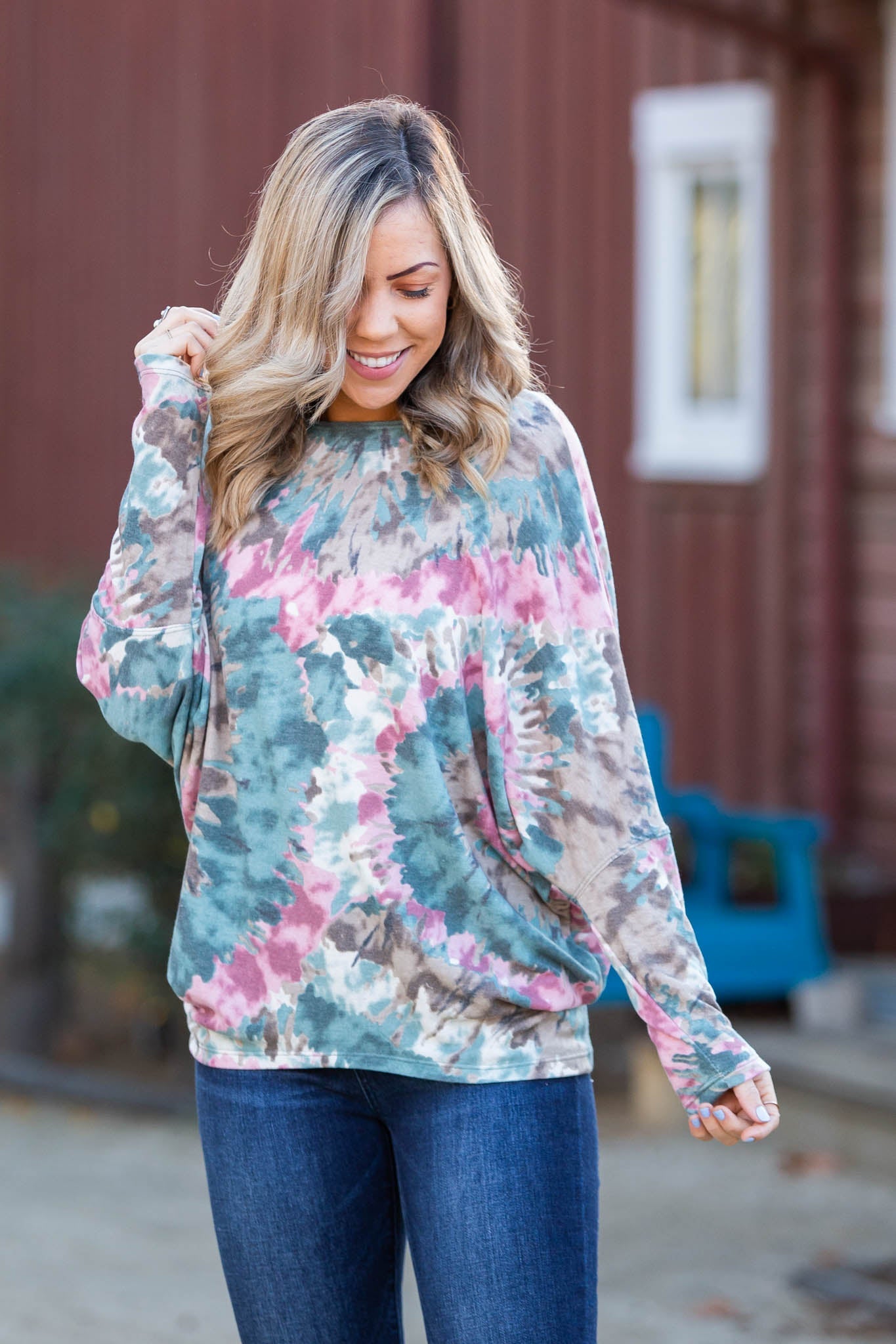 Splish Splash Long Sleeve Dolman