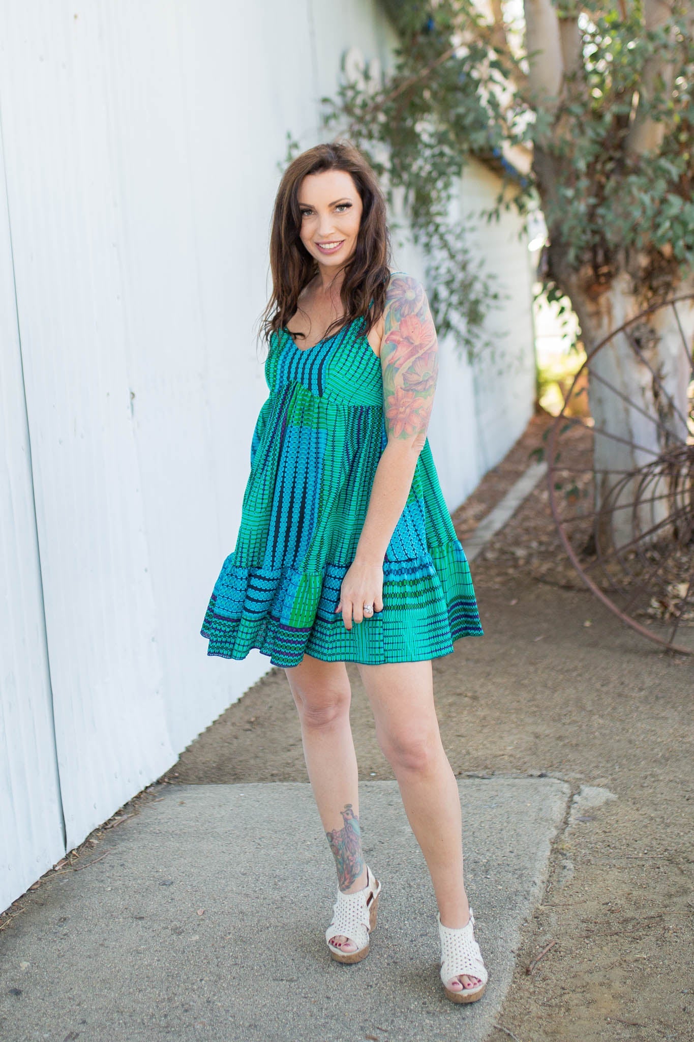 Tales of Mermaids Ruffled Sundress