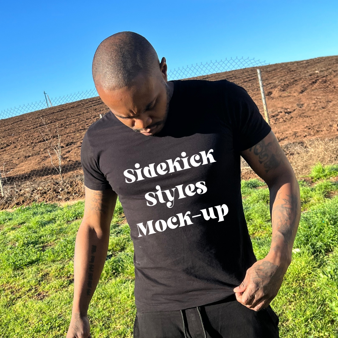 Black shirt mock-up - SDD-MKU-0102