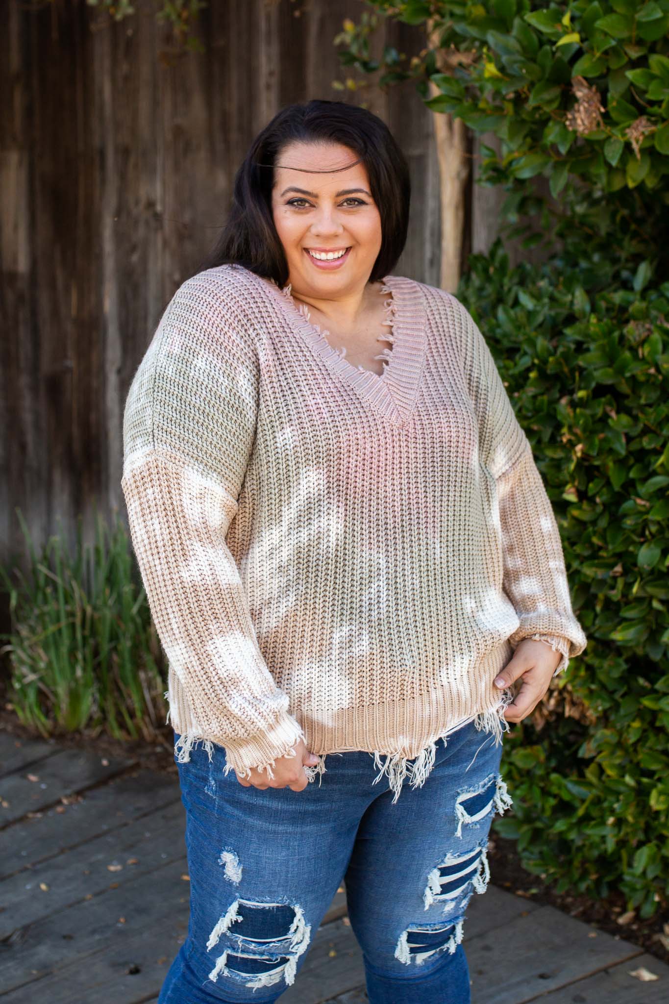 You Found Me Frayed Sweater