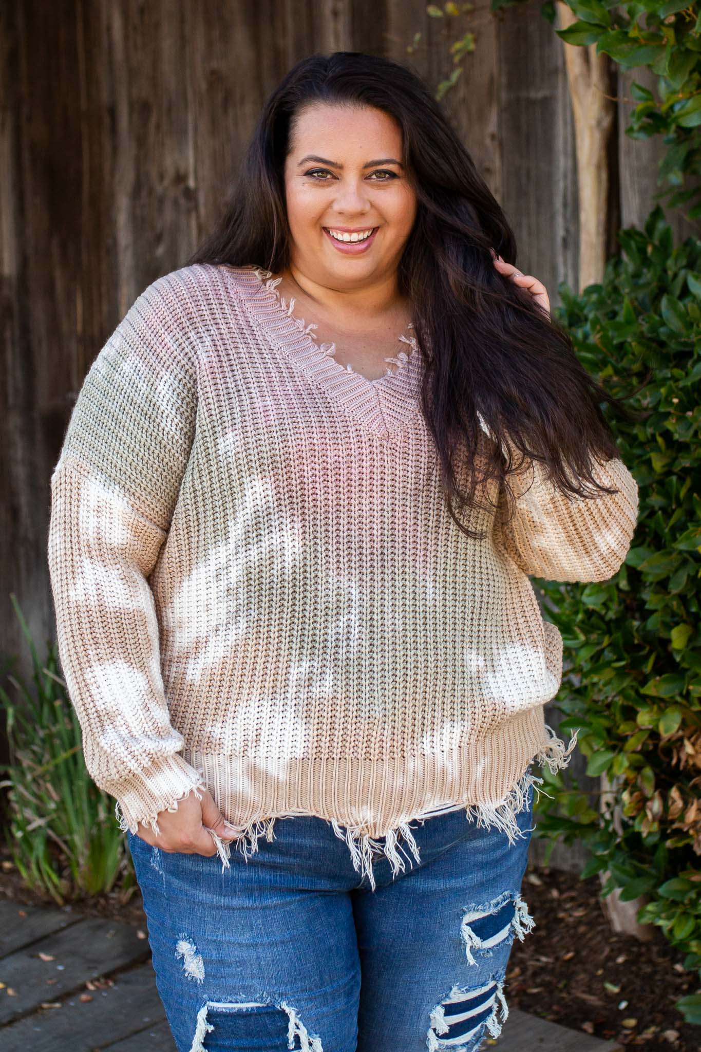 You Found Me Frayed Sweater