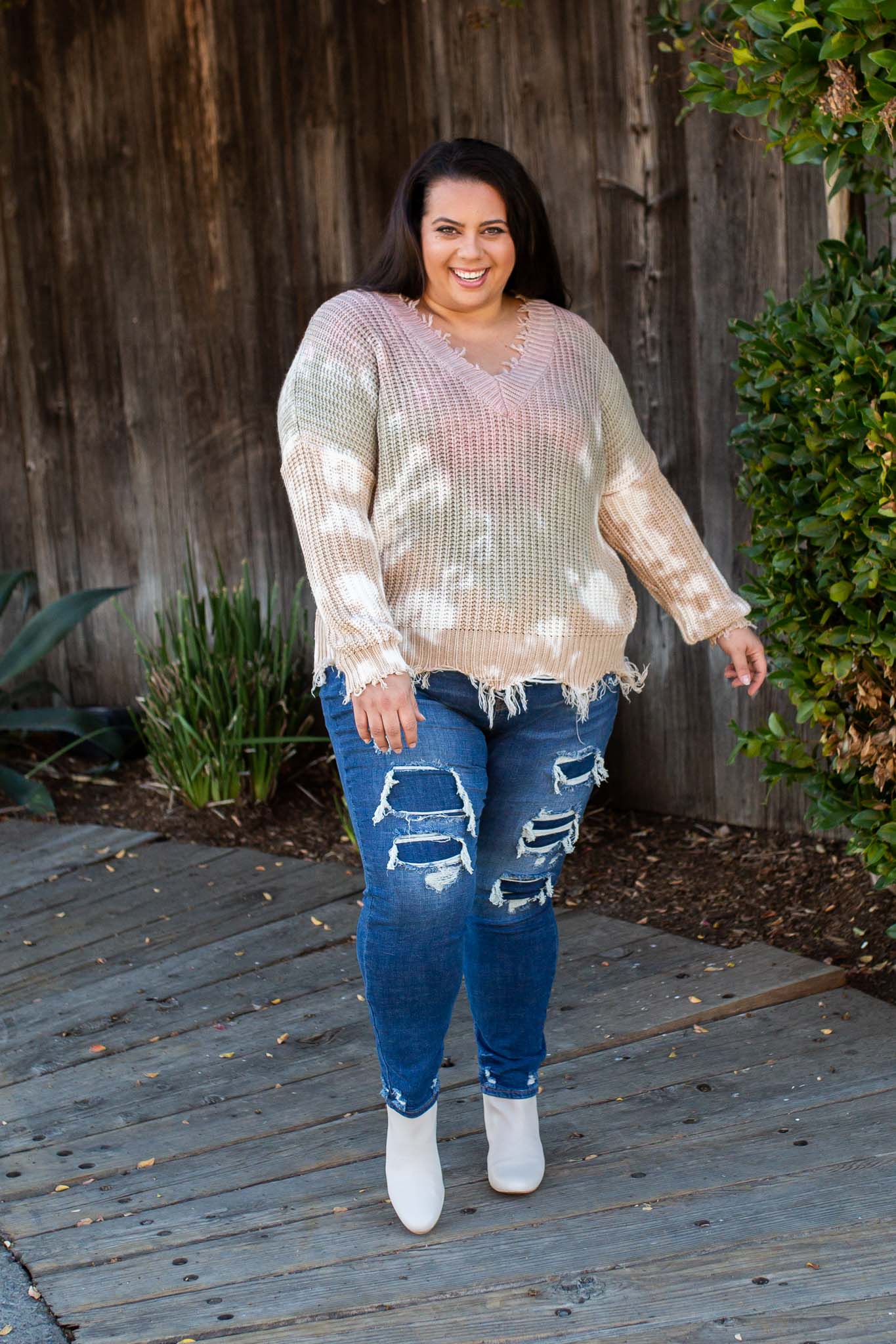 You Found Me Frayed Sweater
