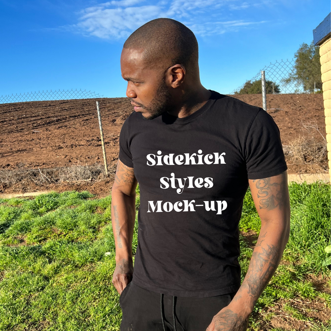 Black shirt mock-up - SDD-MKU-0103