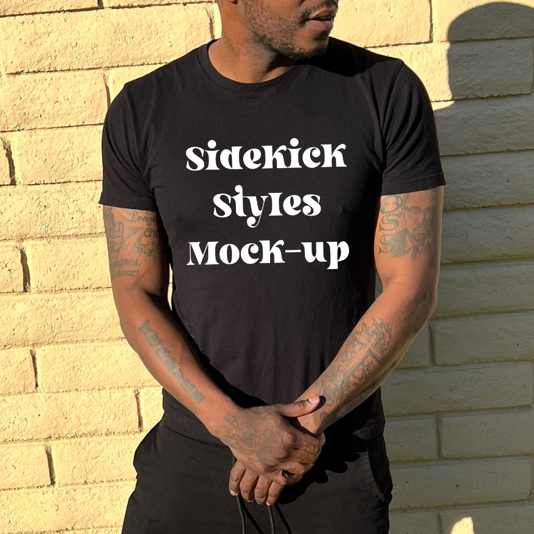 Black shirt mock-up - SDD-MKU-0105