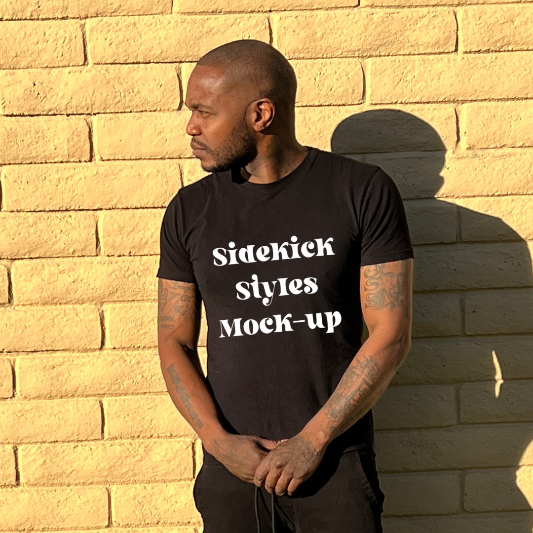 Black shirt mock-up - SDD-MKU-0106