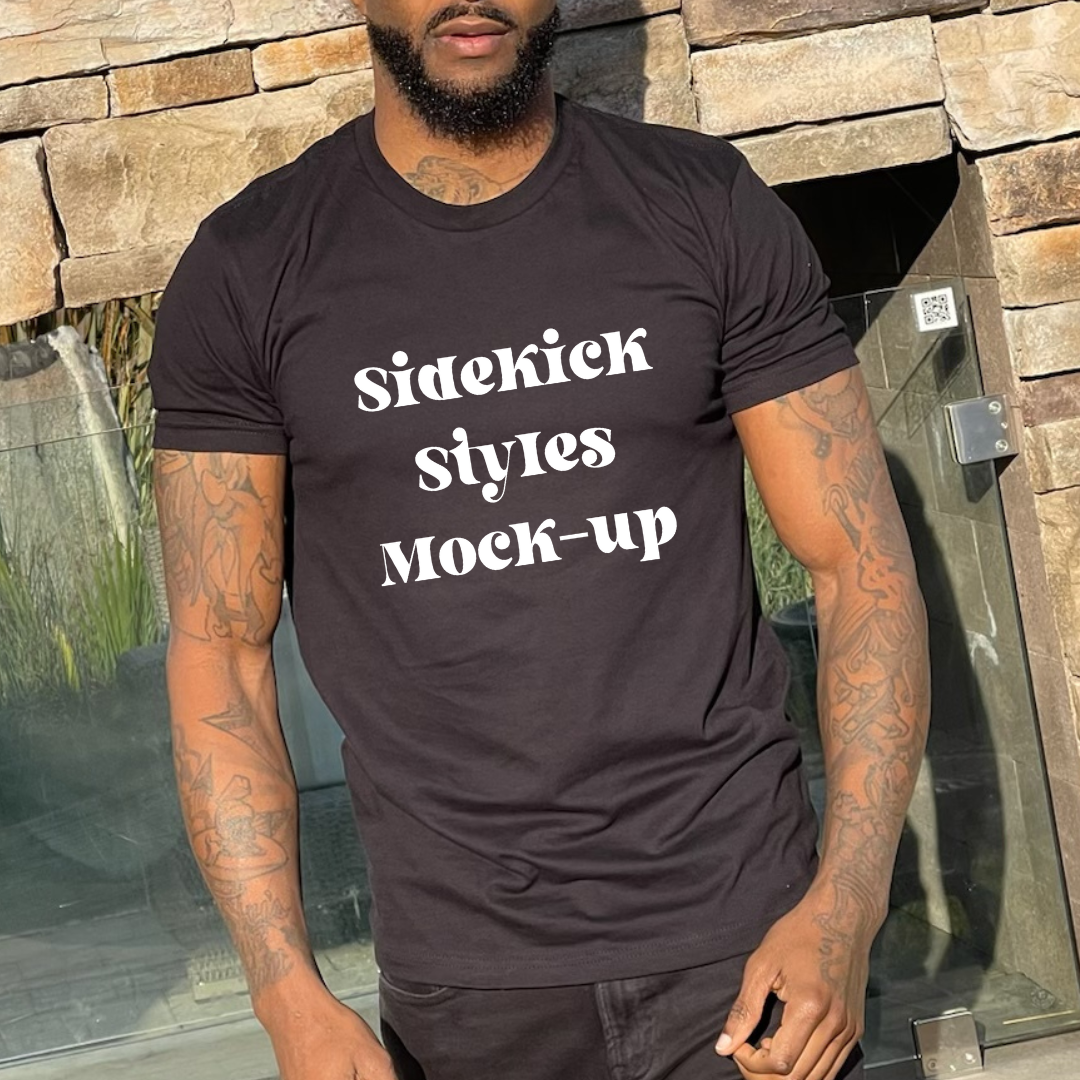 Black shirt mock-up - SDD-MKU-0094
