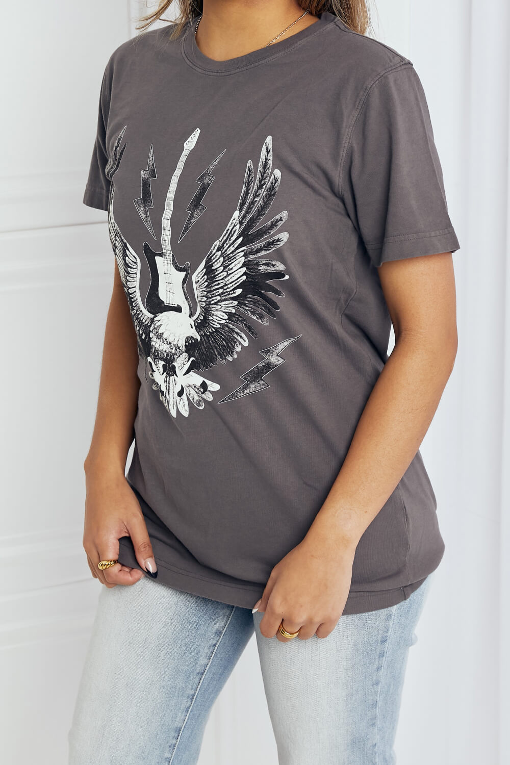 Music Eagle Graphic Tee Shirt