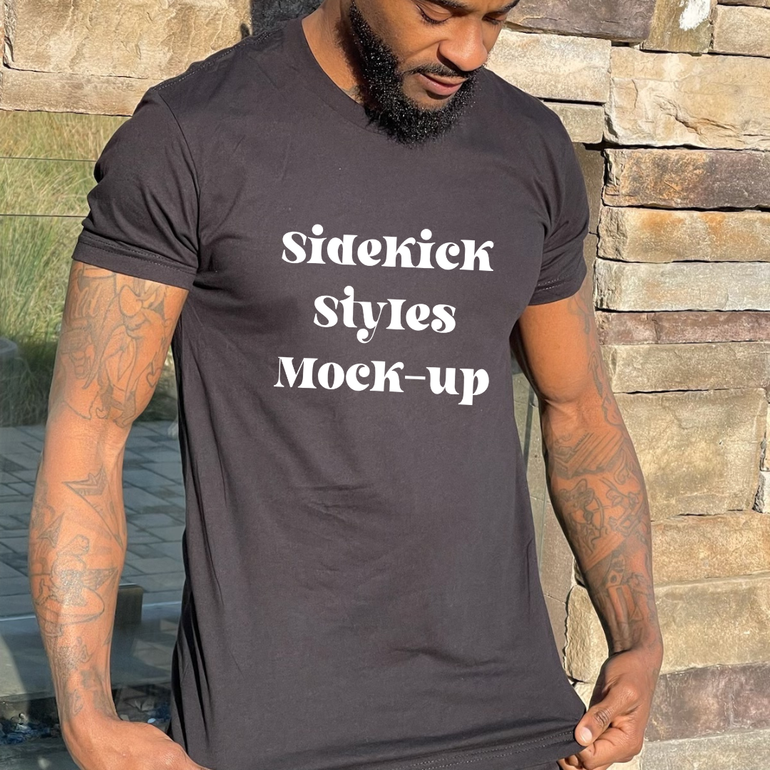 Black shirt mock-up - SDD-MKU-0096