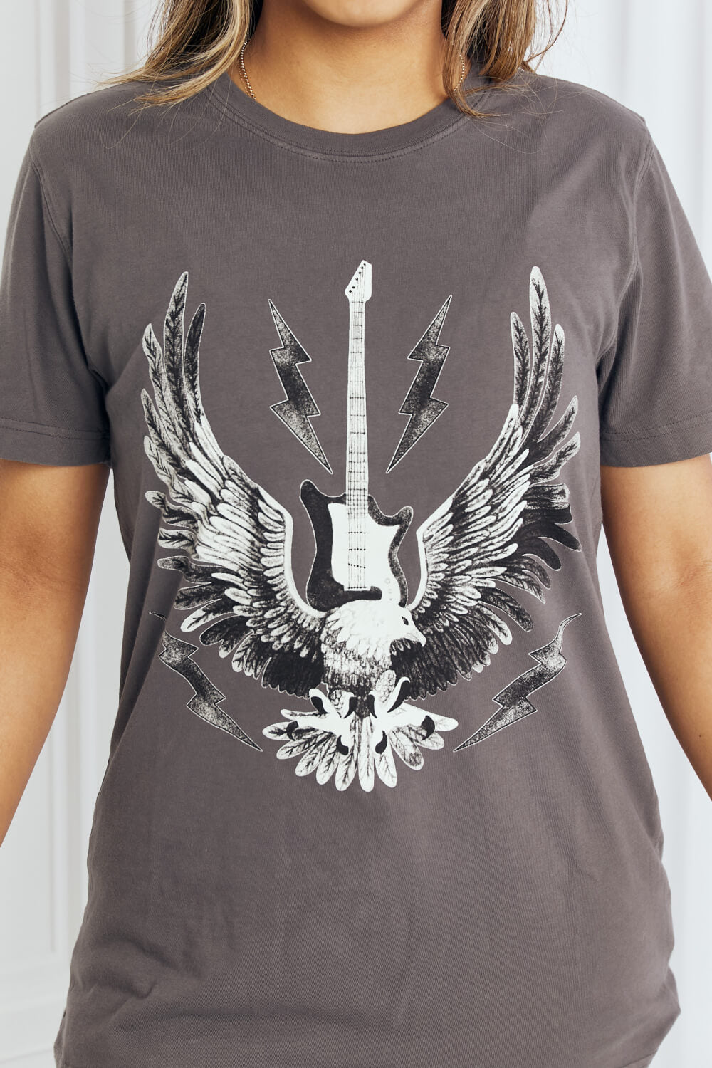 Music Eagle Graphic Tee Shirt
