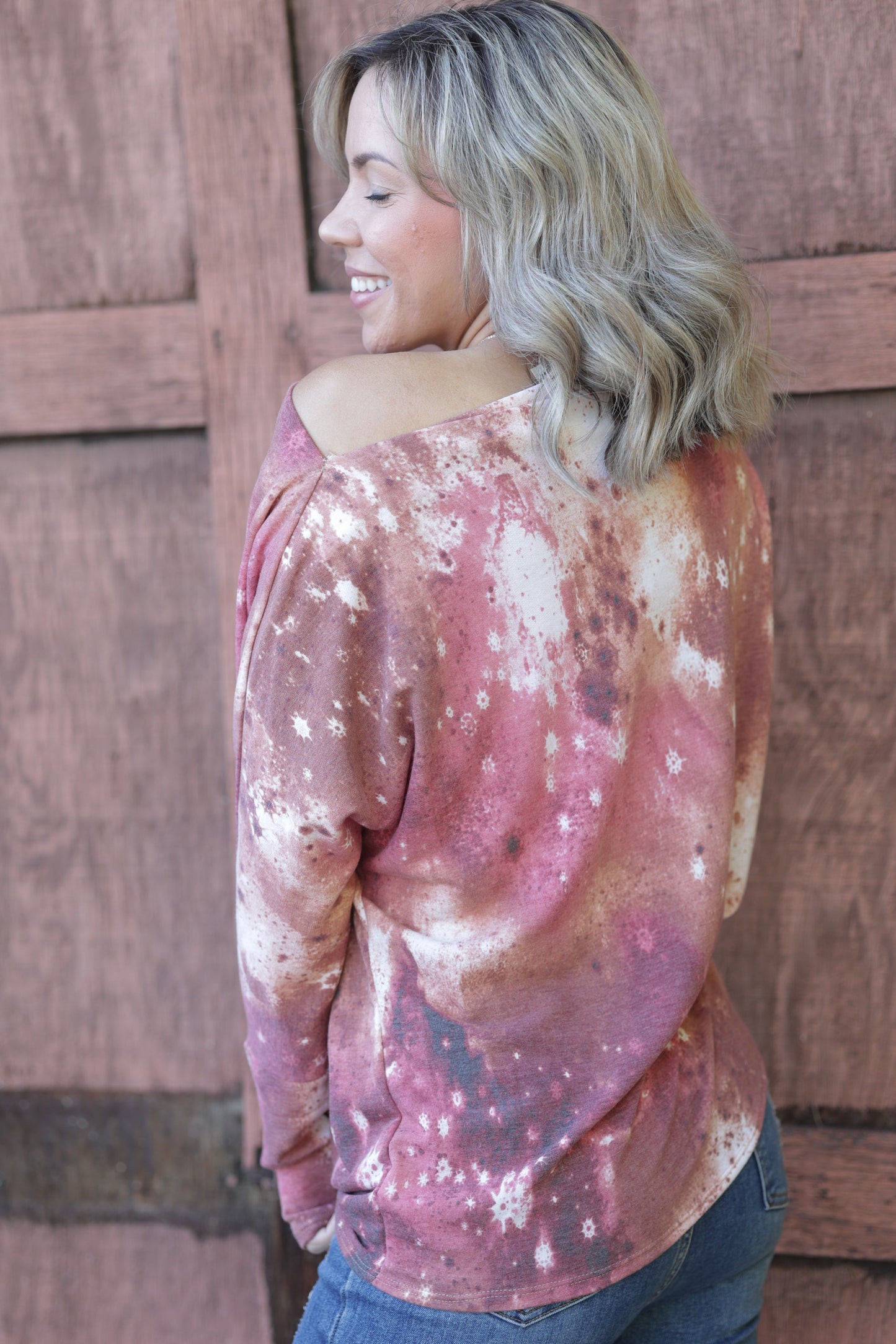 Burning Moon Front Tie Top