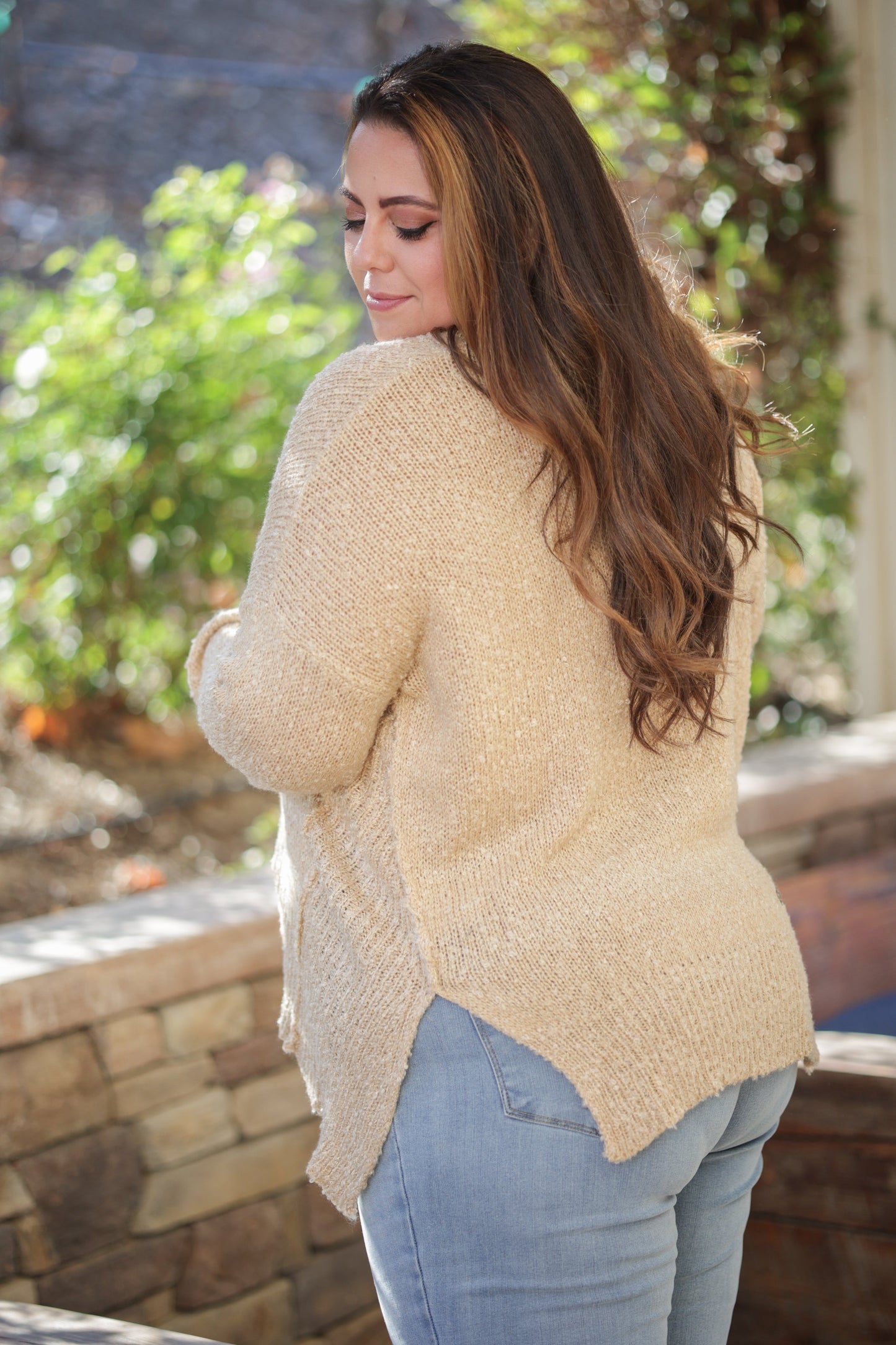 Maldive Sands Popcorn Sweater