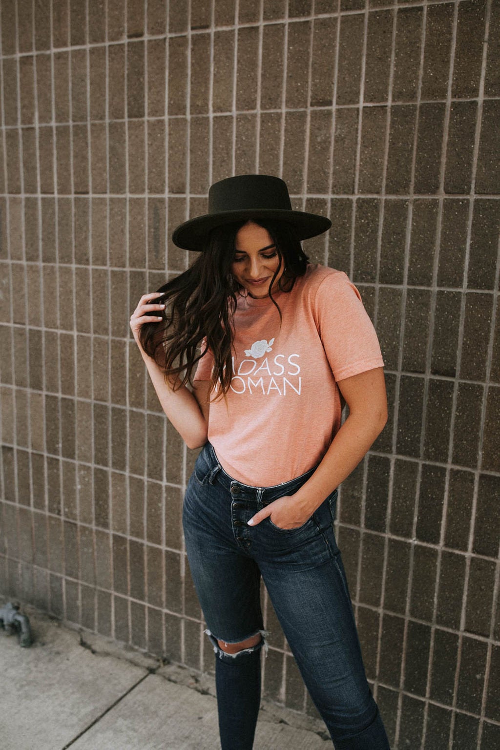 BADASS WOMAN, Badass Woman Tshirt, Badass Women Tshirt, Badass Shirts, Rose Tank, Rose Tops