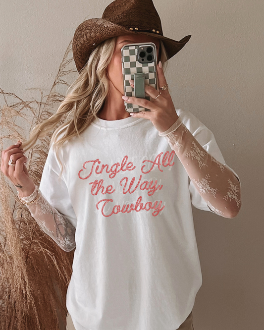 All the way, cowboy Shirt