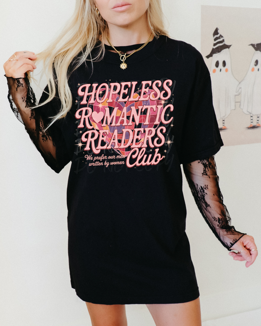 Hopeless romantic readers club Shirt