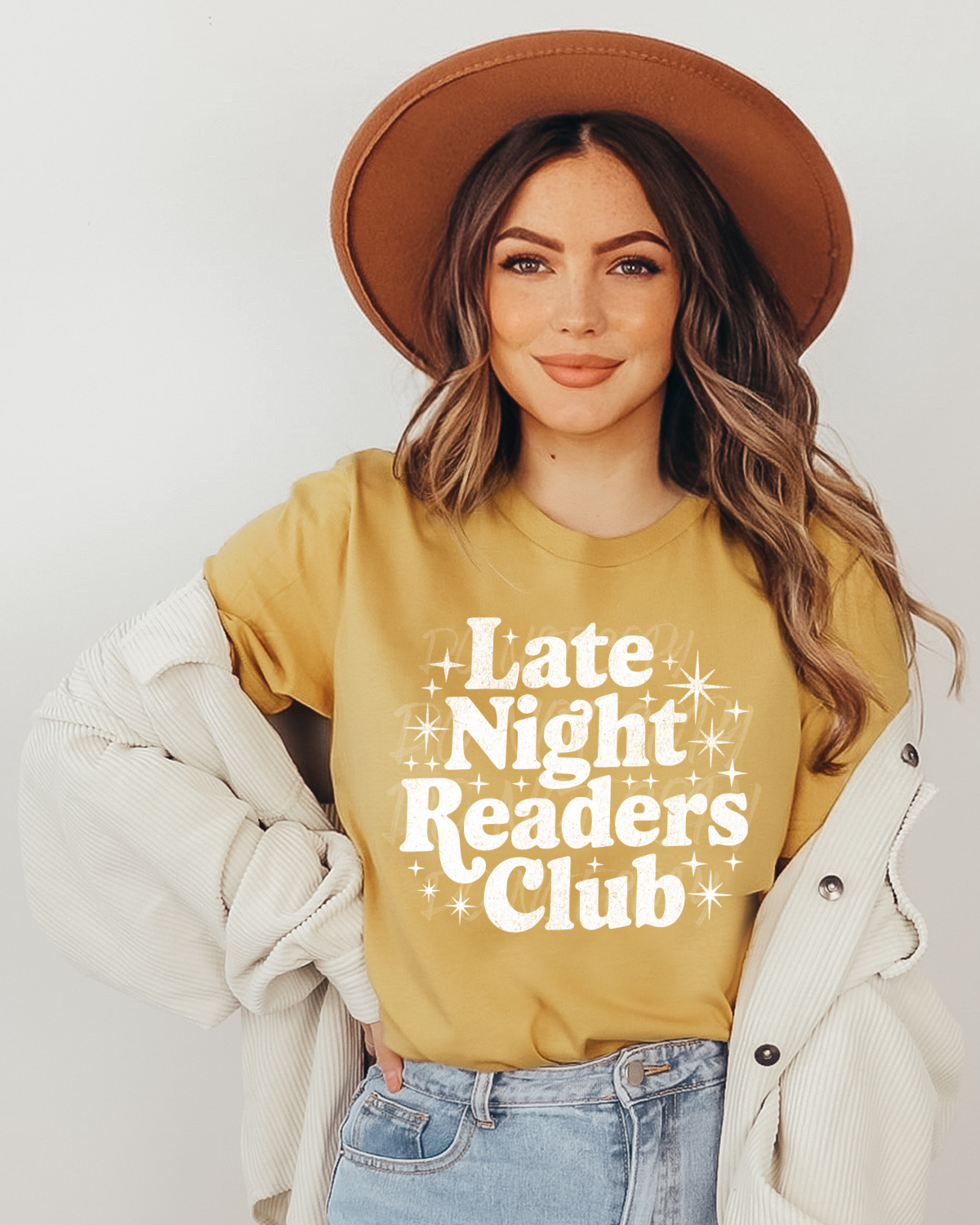 Late night readers club (white design) Shirt
