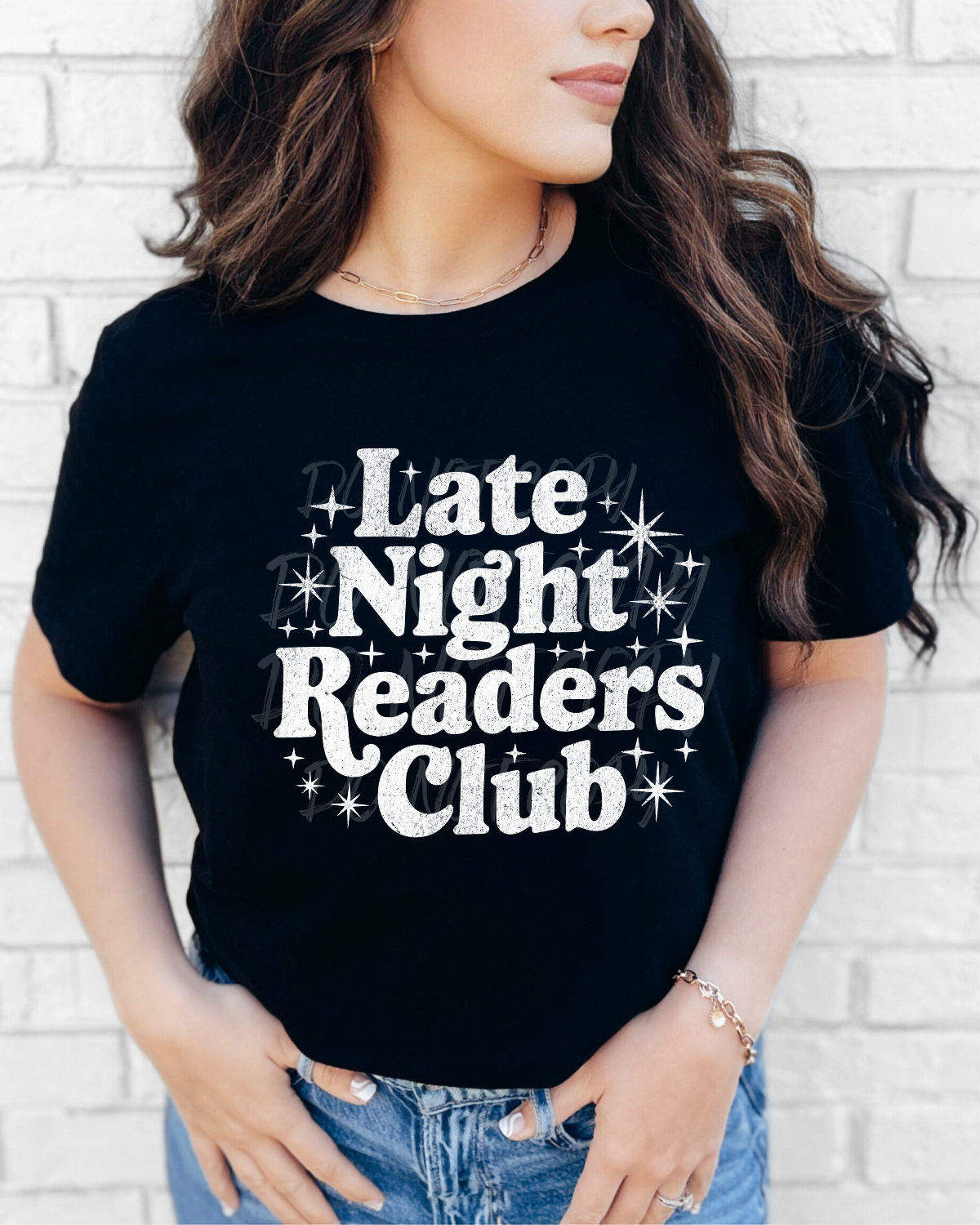 Late night readers club (white design) Shirt