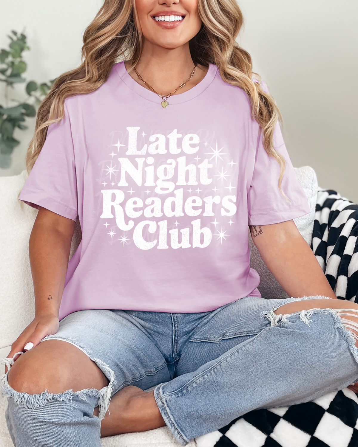 Late night readers club (white design) Shirt