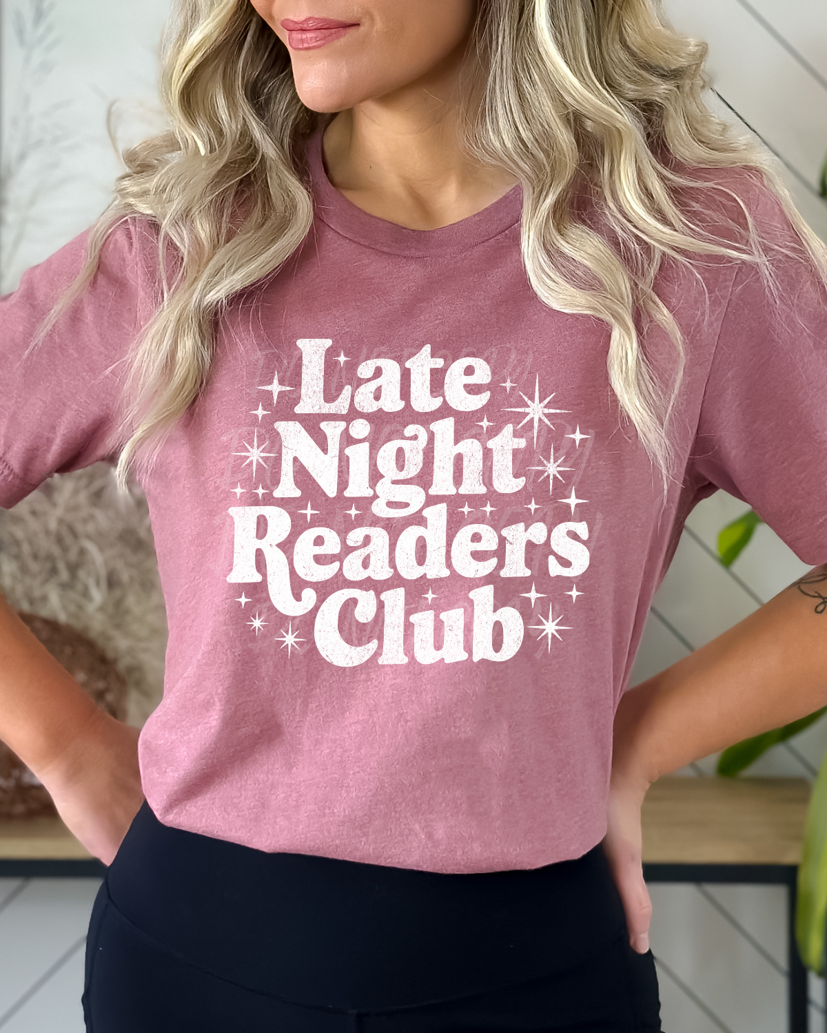 Late night readers club (white design) Shirt