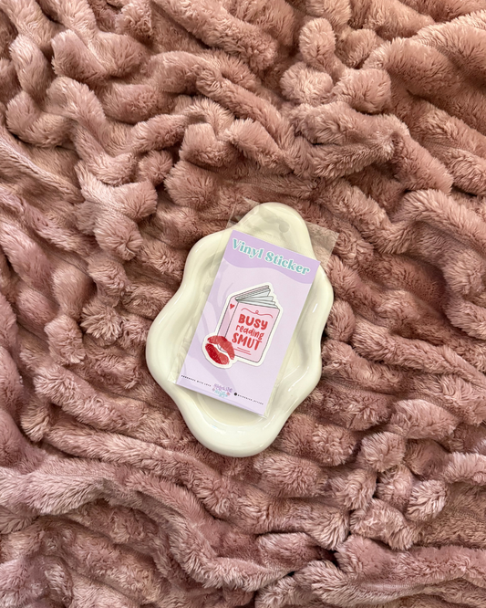 Busy reading smut - WS Sticker