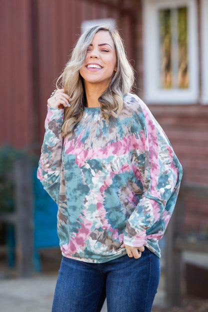 Splish Splash Long Sleeve Dolman