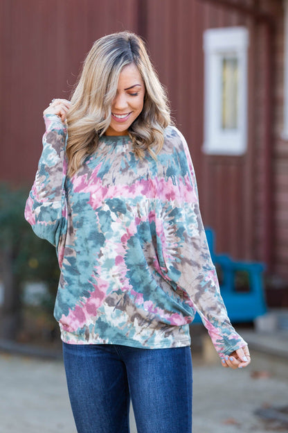 Splish Splash Long Sleeve Dolman
