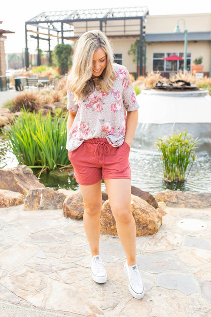 Everyday Mauve Shorts