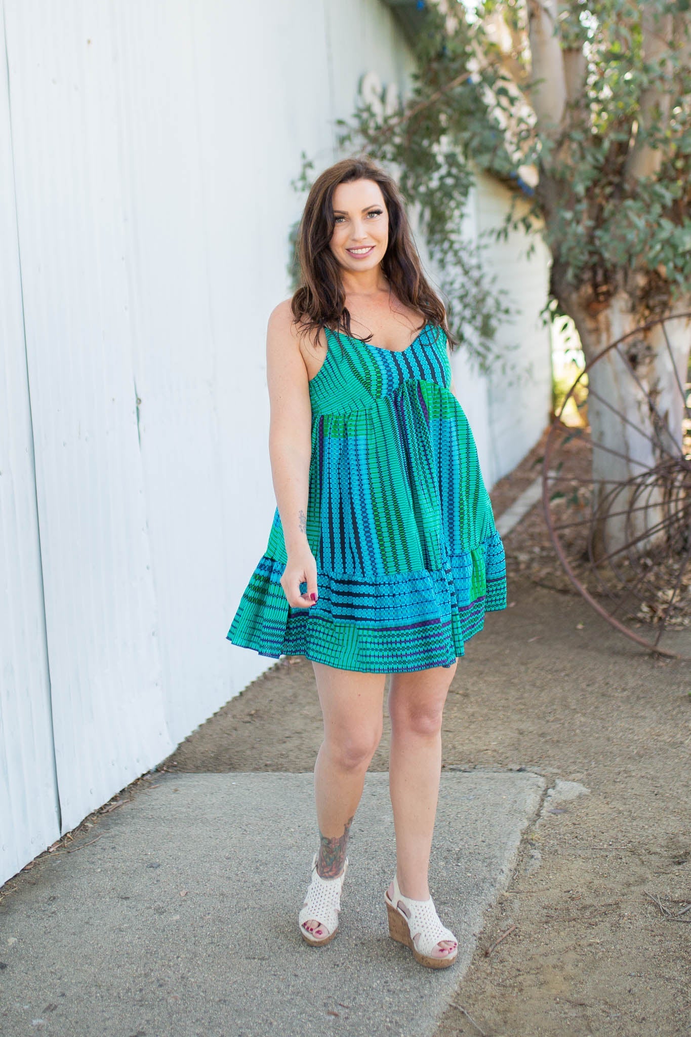 Tales of Mermaids Ruffled Sundress