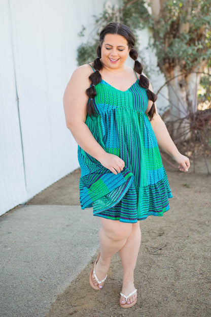 Tales of Mermaids Ruffled Sundress