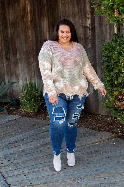 You Found Me Frayed Sweater