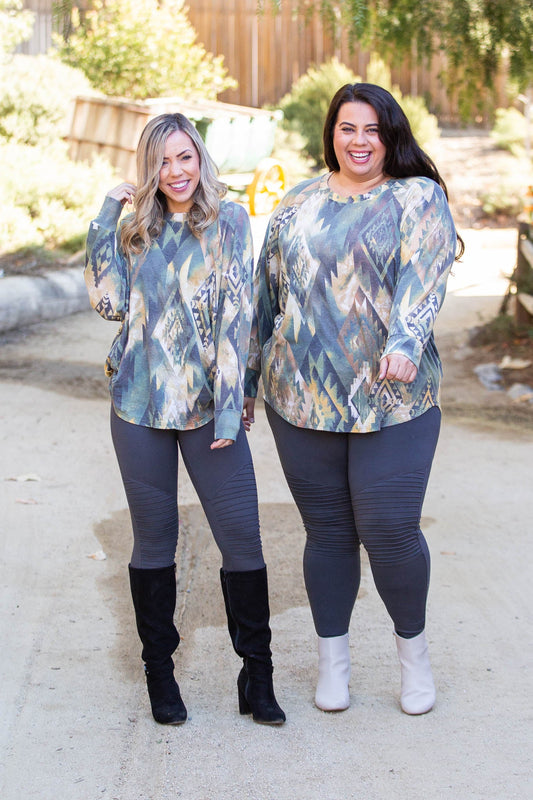 Savannah Charm Long Sleeve Top