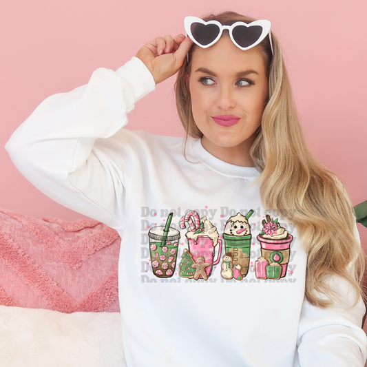 pink cups with stars