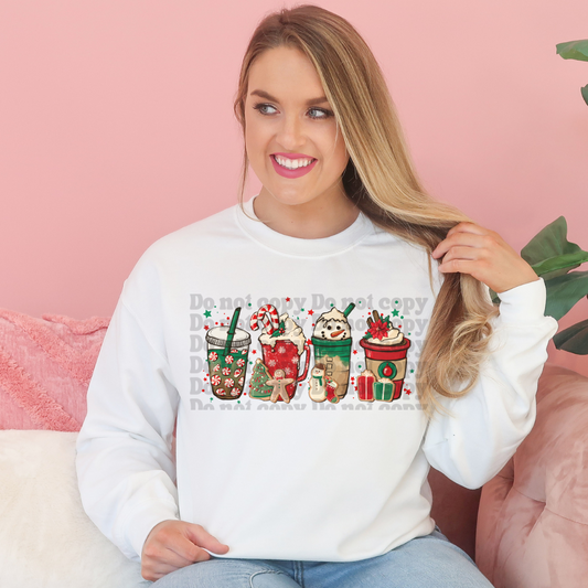 Christmas cups with stars