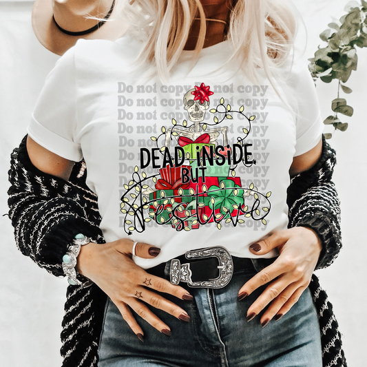 dead inside but festive