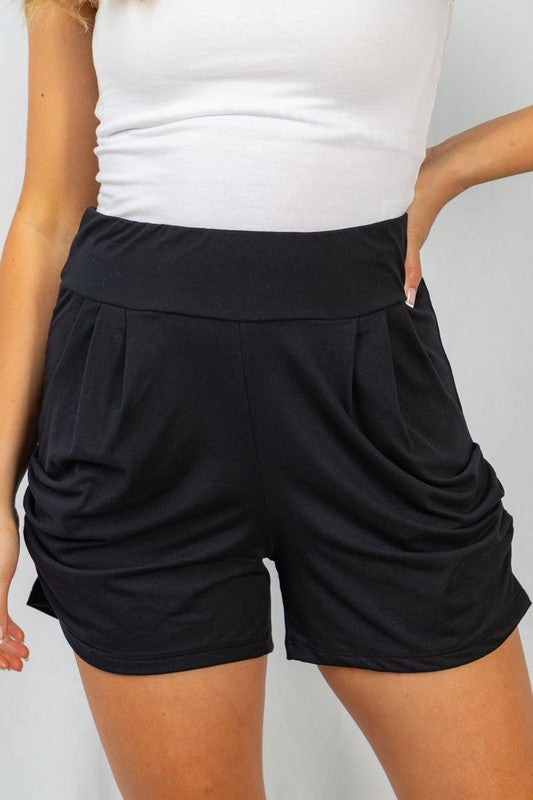 Blacked Out Harem Shorts
