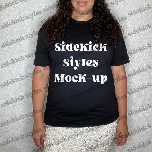 Black shirt mock-up - SDD-MKU-0001