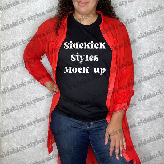 Black shirt mock-up - SDD-MKU-0023