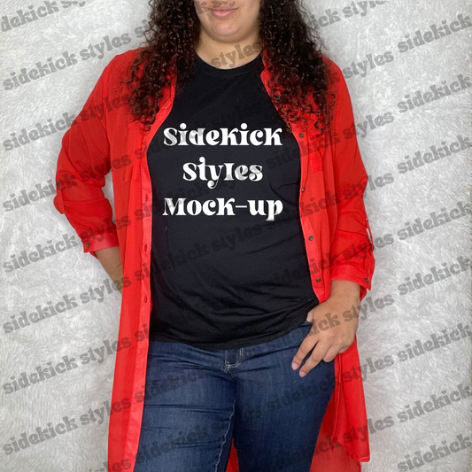 Black shirt mock-up - SDD-MKU-0025