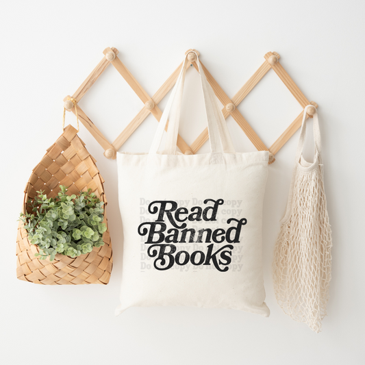 Read banned books (black distressed)