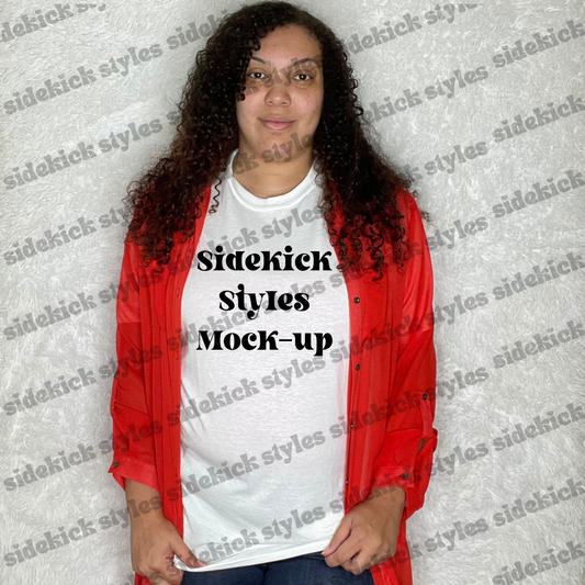 White shirt mock-up - SDD-MKU-0026