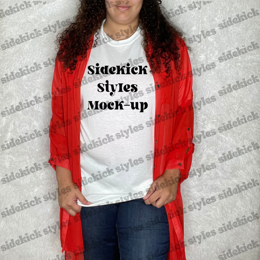 White shirt mock-up - SDD-MKU-0027