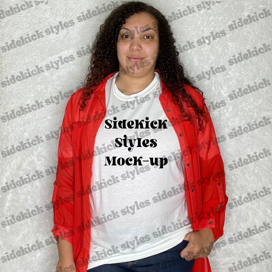 White shirt mock-up - SDD-MKU-0028