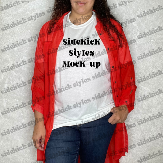 White shirt mock-up - SDD-MKU-0029