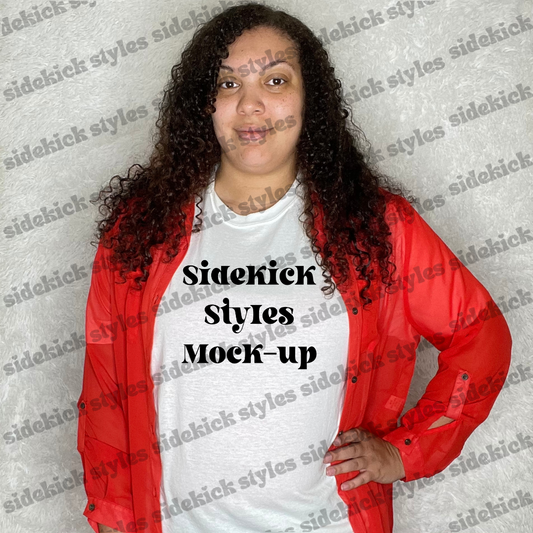 White shirt mock-up - SDD-MKU-0030