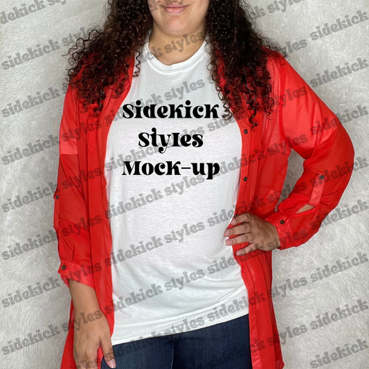White shirt mock-up - SDD-MKU-0031