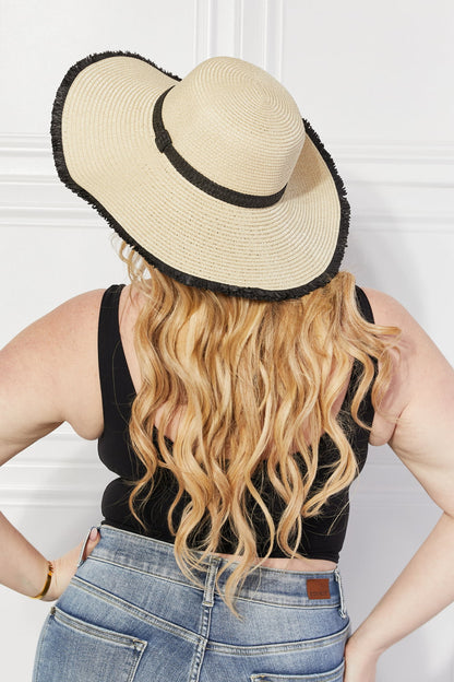 Bring Me Back Sun Straw Hat in Ivory