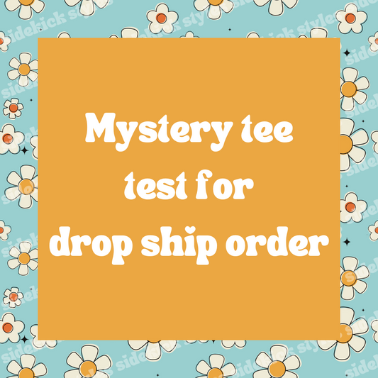 Mystery wholesale drop ship tee