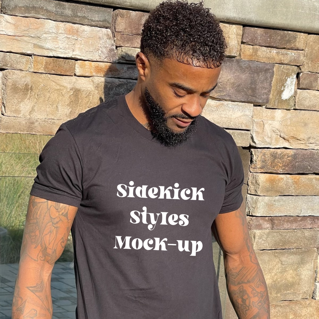 Black shirt mock-up - SDD-MKU-0095