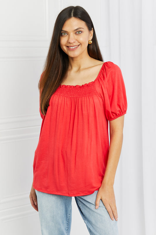 Springtime Loose Fit Tunic Top